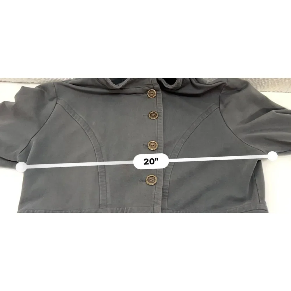 Matilda Jane Onyx Military-Style Jacket . Size L.